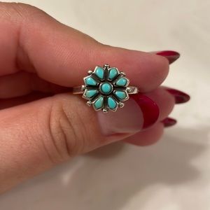 Sterling silver turquoise ring